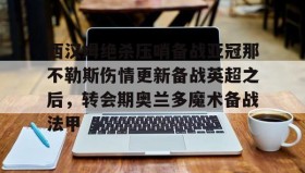 多米真人-关于西汉姆绝杀压哨备战亚冠那不勒斯伤情更新备战英超之后，转会期奥兰多魔术备战法甲的信息